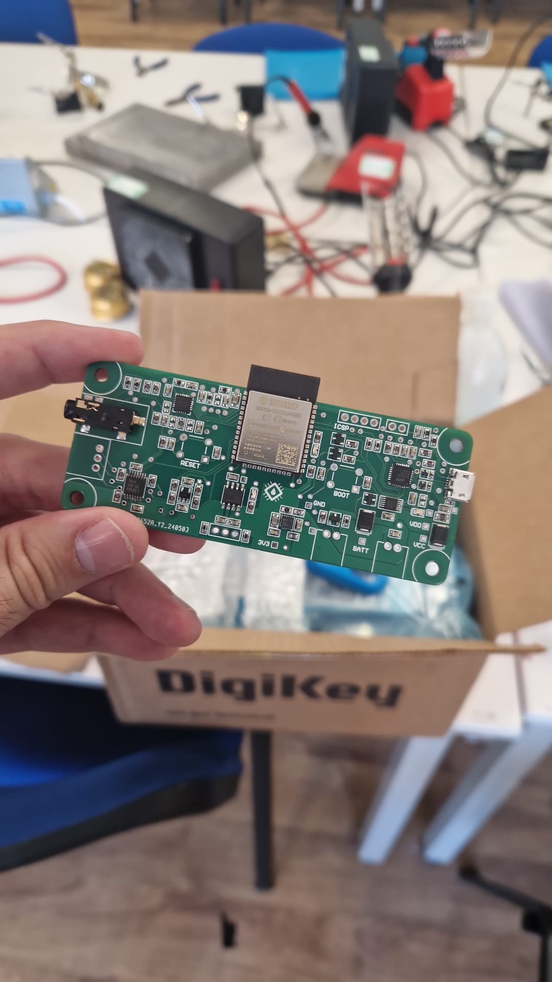 Wearable training assistant prototype